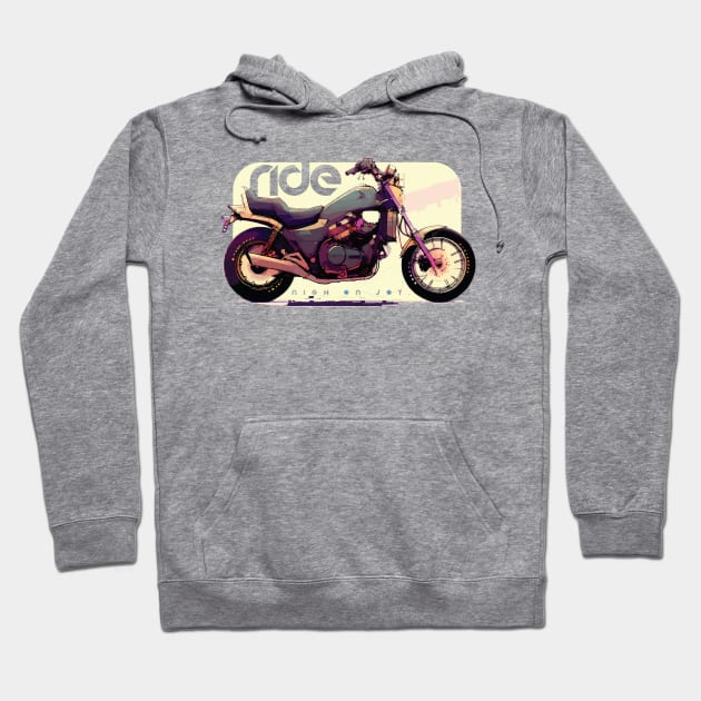 Ride honda magna 86 cyber Hoodie by NighOnJoy